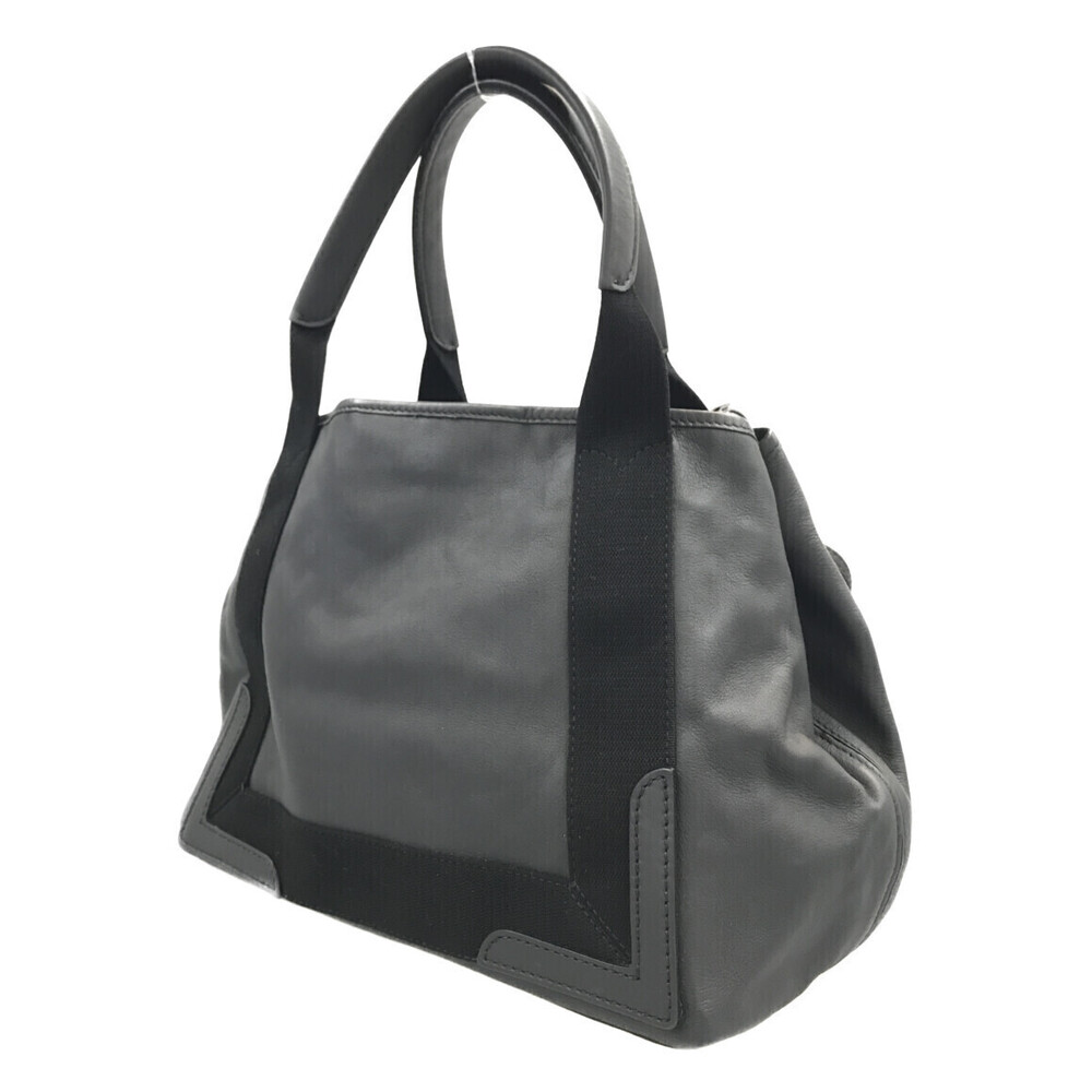 Balenciaga Cabas tote bag black calfskin leather - Picture 2 of 6